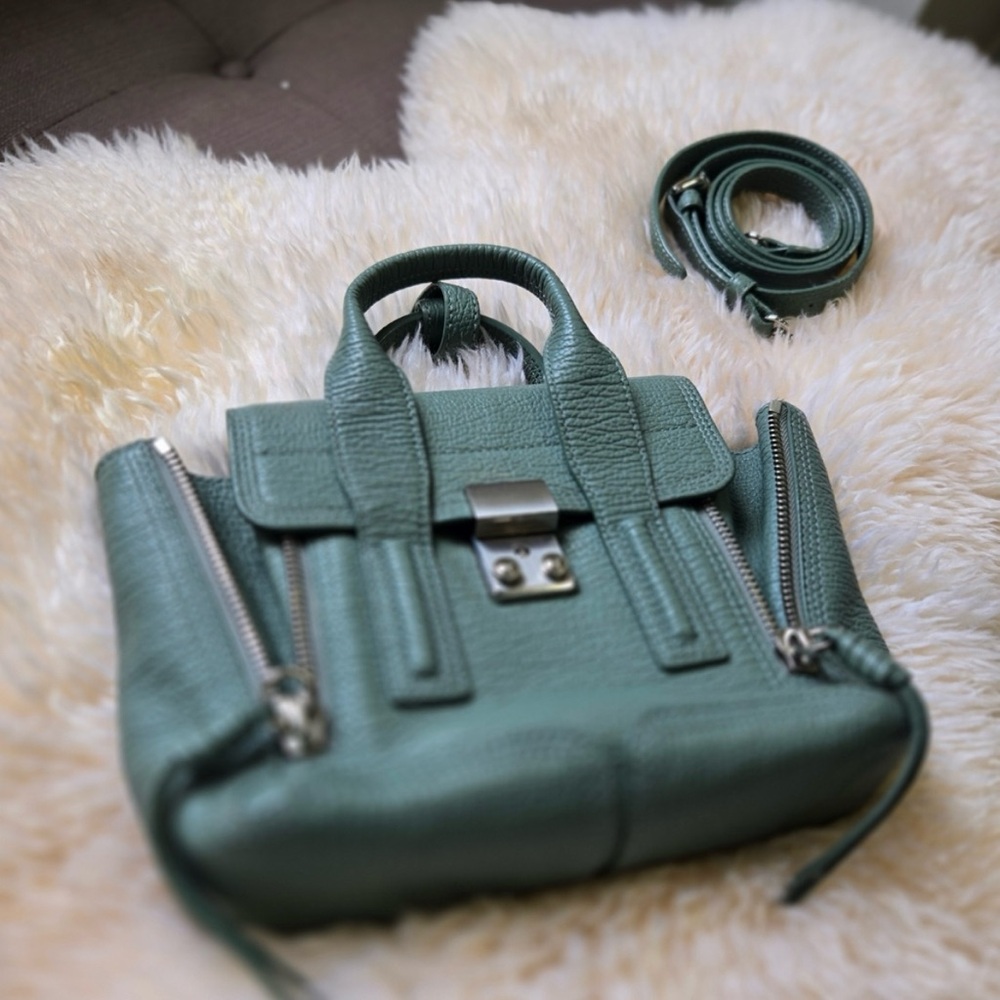 3.1 Phillip Lim Pashli Teal Leather Satchel